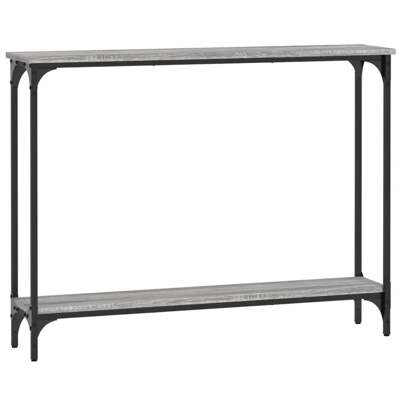 vidaXL Τραπέζι Κονσόλα Γκρι Sonoma 100x22,5x75 εκ. Επεξεργασμένο Ξύλο