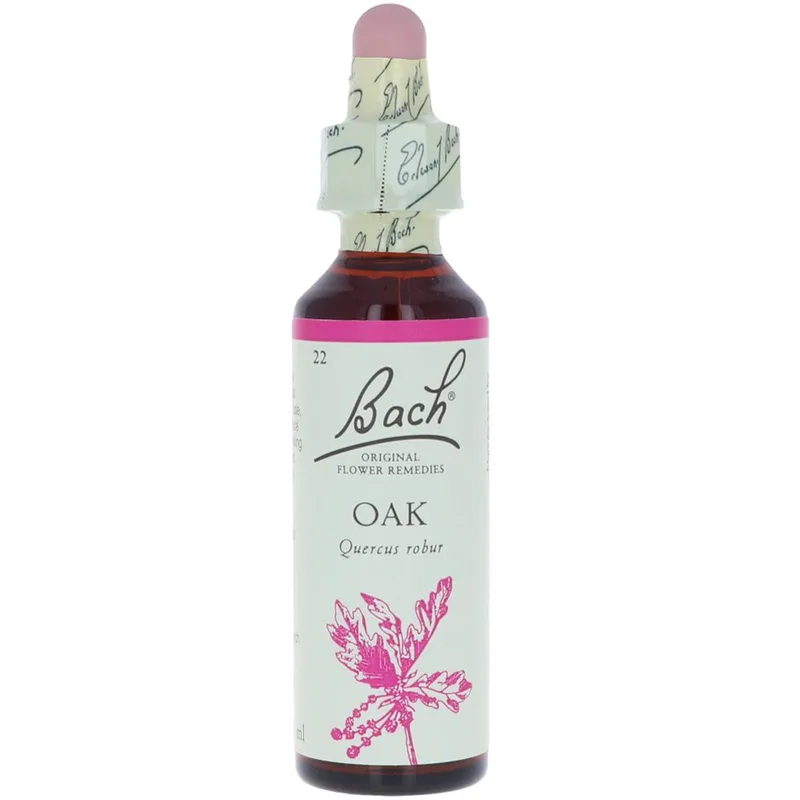Bach Oak Συμπλήρωμα Διατροφής Ανθοϊάματος με Εκχύλισμα Βελανιδιάς για Πνευματική Τόνωση & Ενέργεια Κατά της Κούρασης 20ml