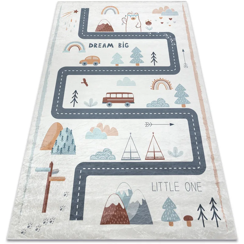 Χαλιά Rugsx BAMBINO 46980 Δάσος, δρόμοι πλυσίΠ140x200 cm