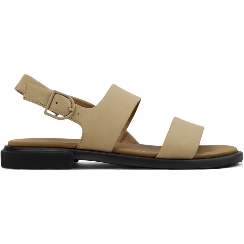 CAMPER Edy - Πέδιλα Για Γυναικεία - Μπεζ, Μέγεθος 40, Suede