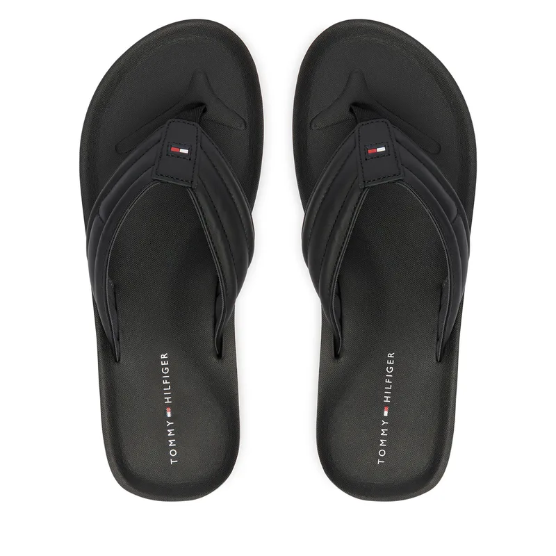 Σαγιονάρες Tommy Hilfiger Hilfiger Padded Beach Sandal FM0FM05801 Μαύρο