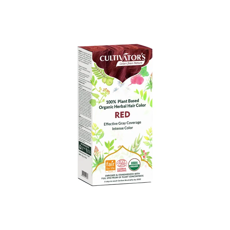 Cultivator's Herbal Hair Color Red 100g