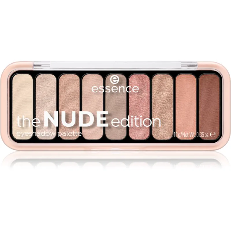 essence The Nude Edition Παλέτα σκιών για τα μάτια απόχρωση 10 Pretty in Nude 10 γρ