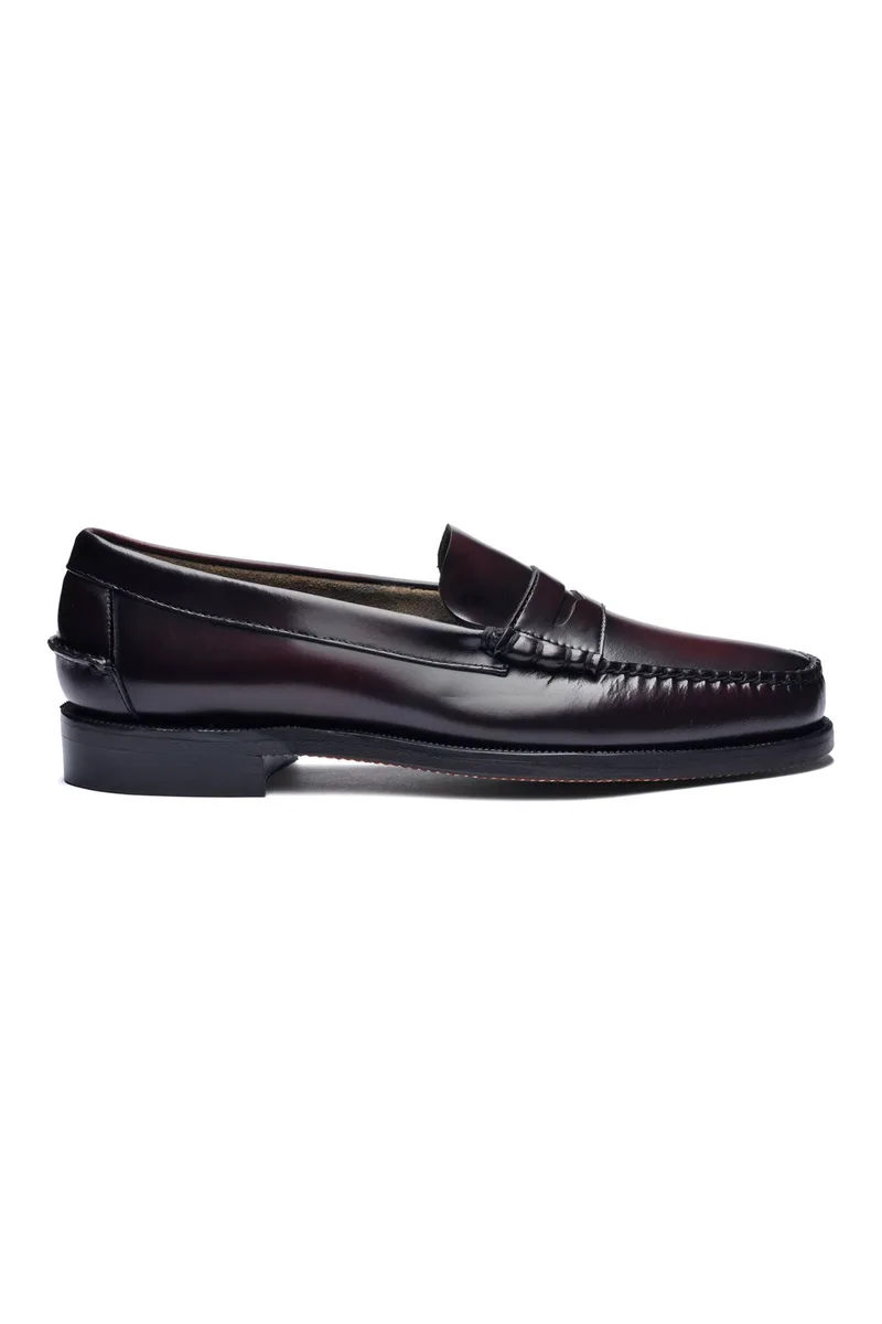 Sebago® ανδρικά penny loafers "Classic Dan" - L7000300-903W Μπορντό