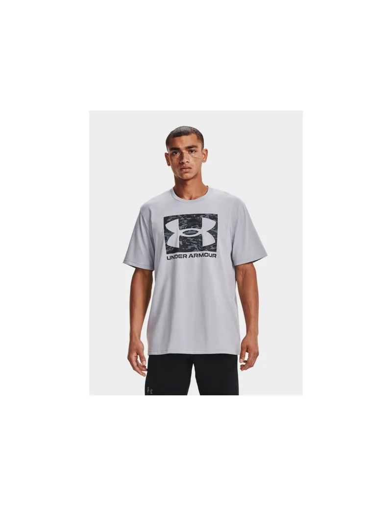 Under Armour ABC Camo Boxed Ανδρικό T-shirt Κοντομάνικο Γκρι 1361673-011
