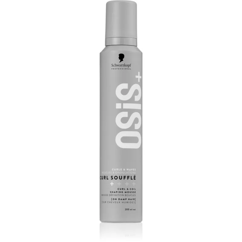 Schwarzkopf Professional Osis+ Curl Soufflé αναδιαμορφωτικός αφρός για σπαστά και σγουρά μαλλιά 200 ml