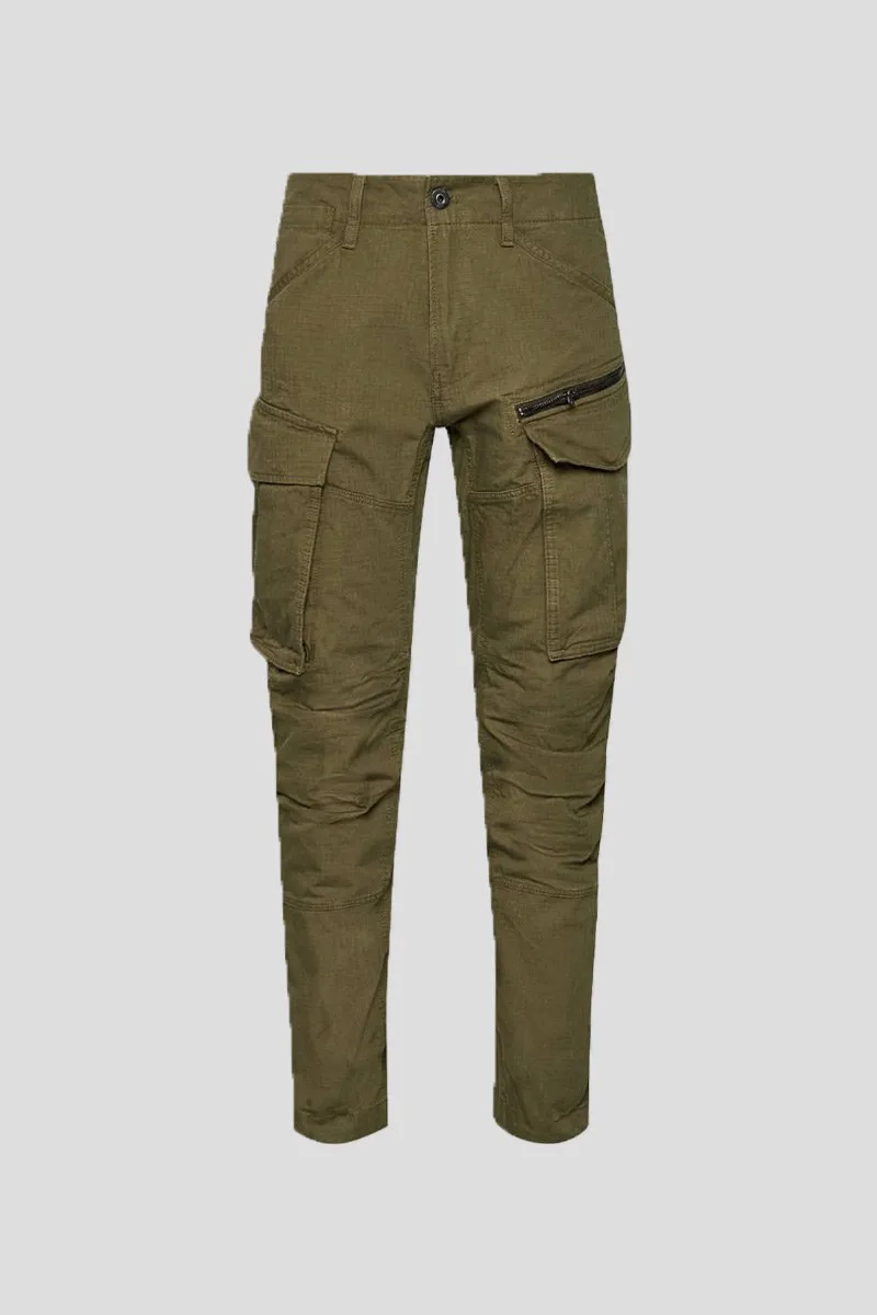 G-STAR Ανδρικό Χακί Rovic Zip 3D Regular Tapered Cargo Khaki