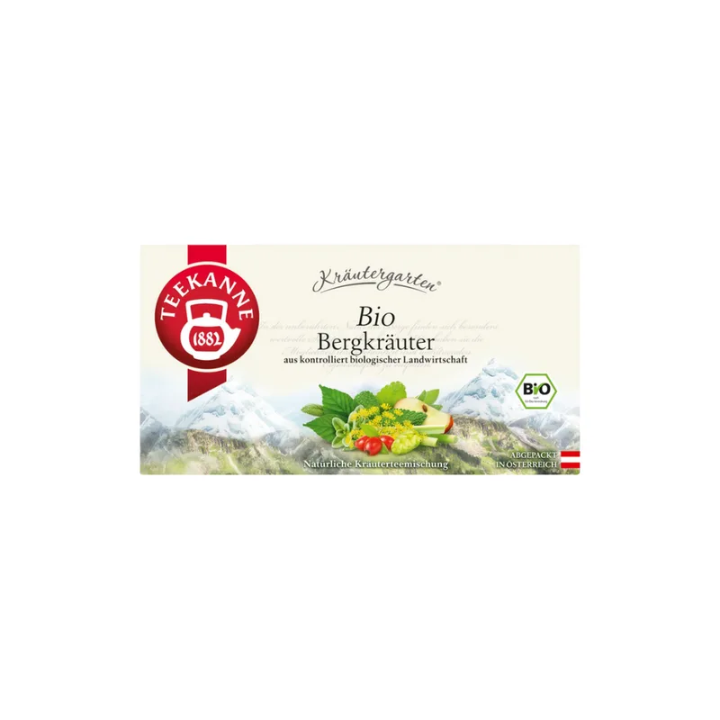 Teekanne Organic Herbal Infusion, Mountain Herbs (36 g)