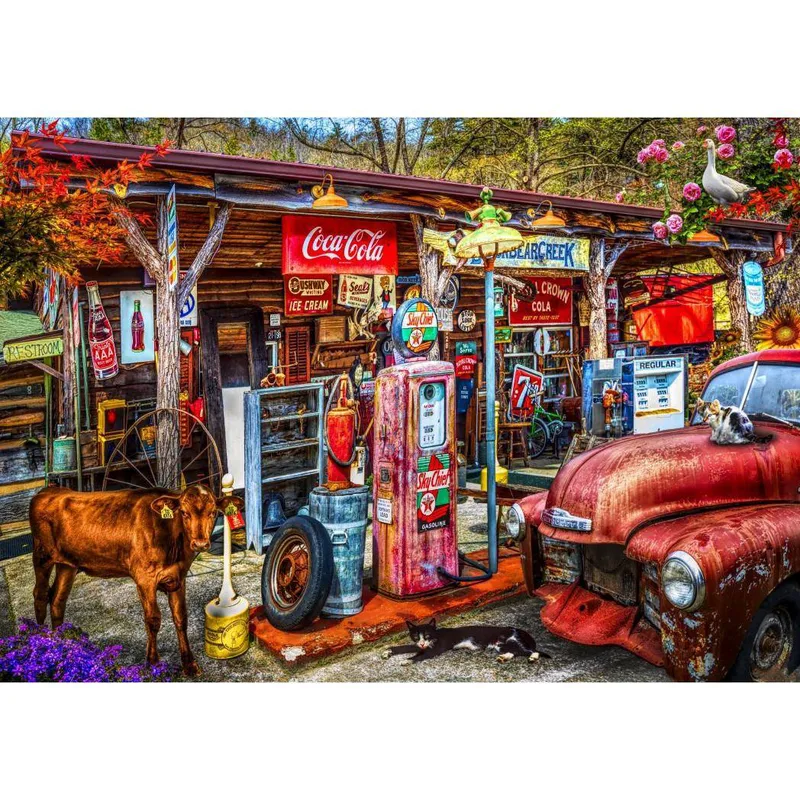 90003 Bluebird Puzzle: On the Back Roads in the Country 1500τεμ.