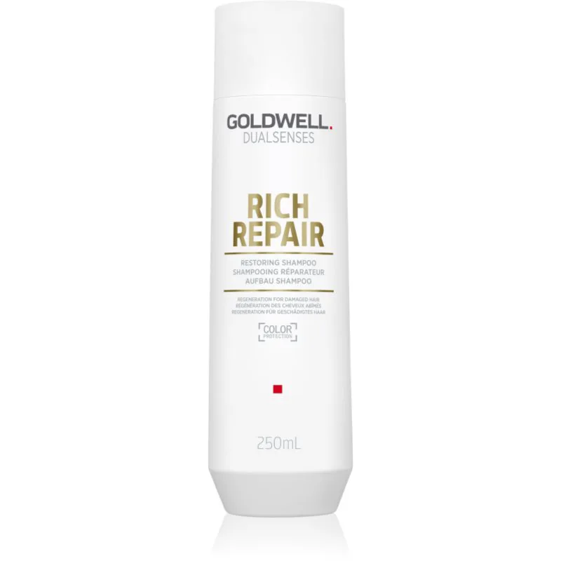 Goldwell Dualsenses Rich Repair αποκαταστατικό σαμπουάν για ξηρά και κατεστραμμένα μαλλιά 250 ml