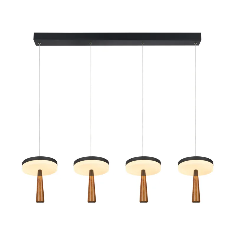 Φωτιστικό Οροφής Πολύφωτο LED 3 CCT Aca Asian CN4P42WBKCCT Sand Black