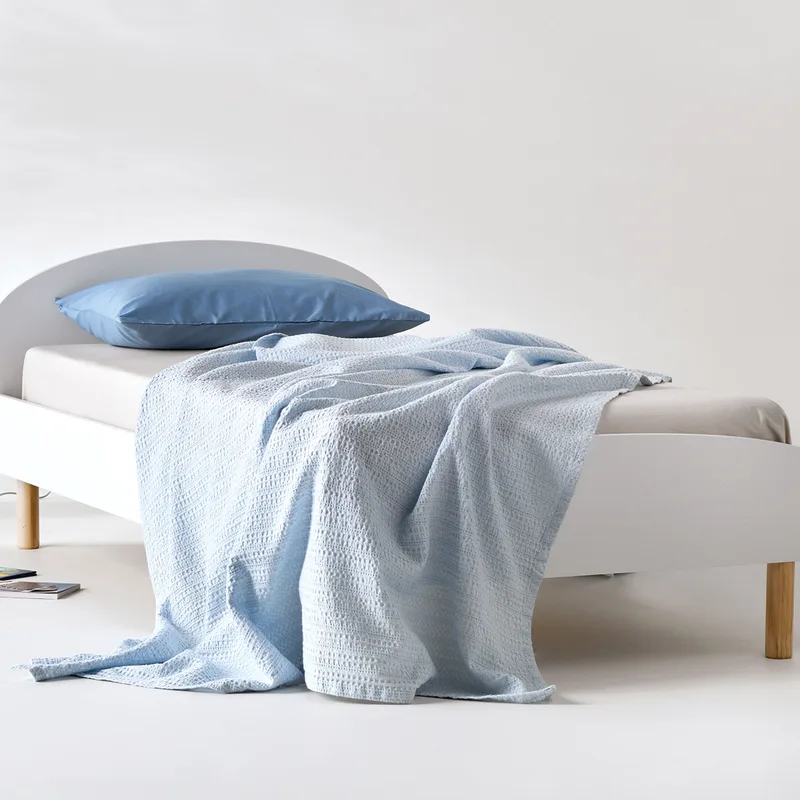 Κουβέρτα Πικέ Μονή (160x240) Kentia Loft Emery 19 Baby Blue