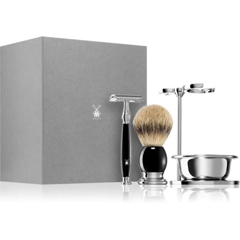 Mühle SOPHIST Black Silvertip Badger σετ ξυρίσματος