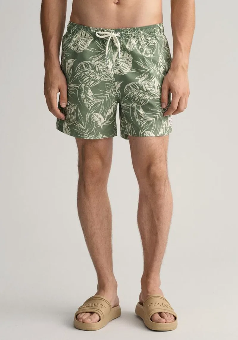 GANT Μαγιό της σειράς Tropical Leaves - 922316004 362 Kalamata Green