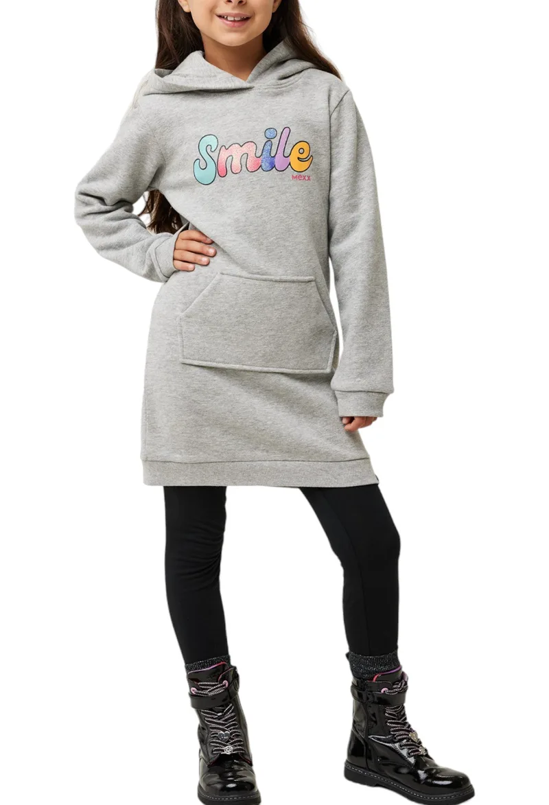 Φόρεμα Mexx Hooded Sweat ZN0610026-01G-Grey Melee Κορίτσι