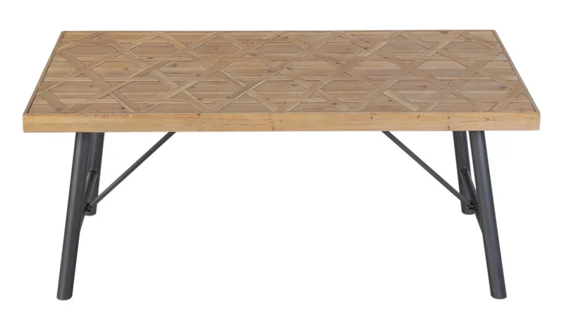 Τραπέζι Μεταλλικό - Ξύλινο 180x90x75εκ. ESPIEL DIL103 (Υλικό: Ξύλο) - ESPIEL - DIL103