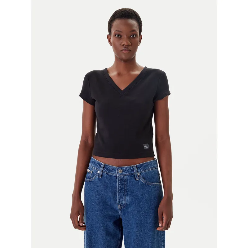 Calvin Klein Jeans T-Shirt LV047C910G Μαύρο Regular Fit