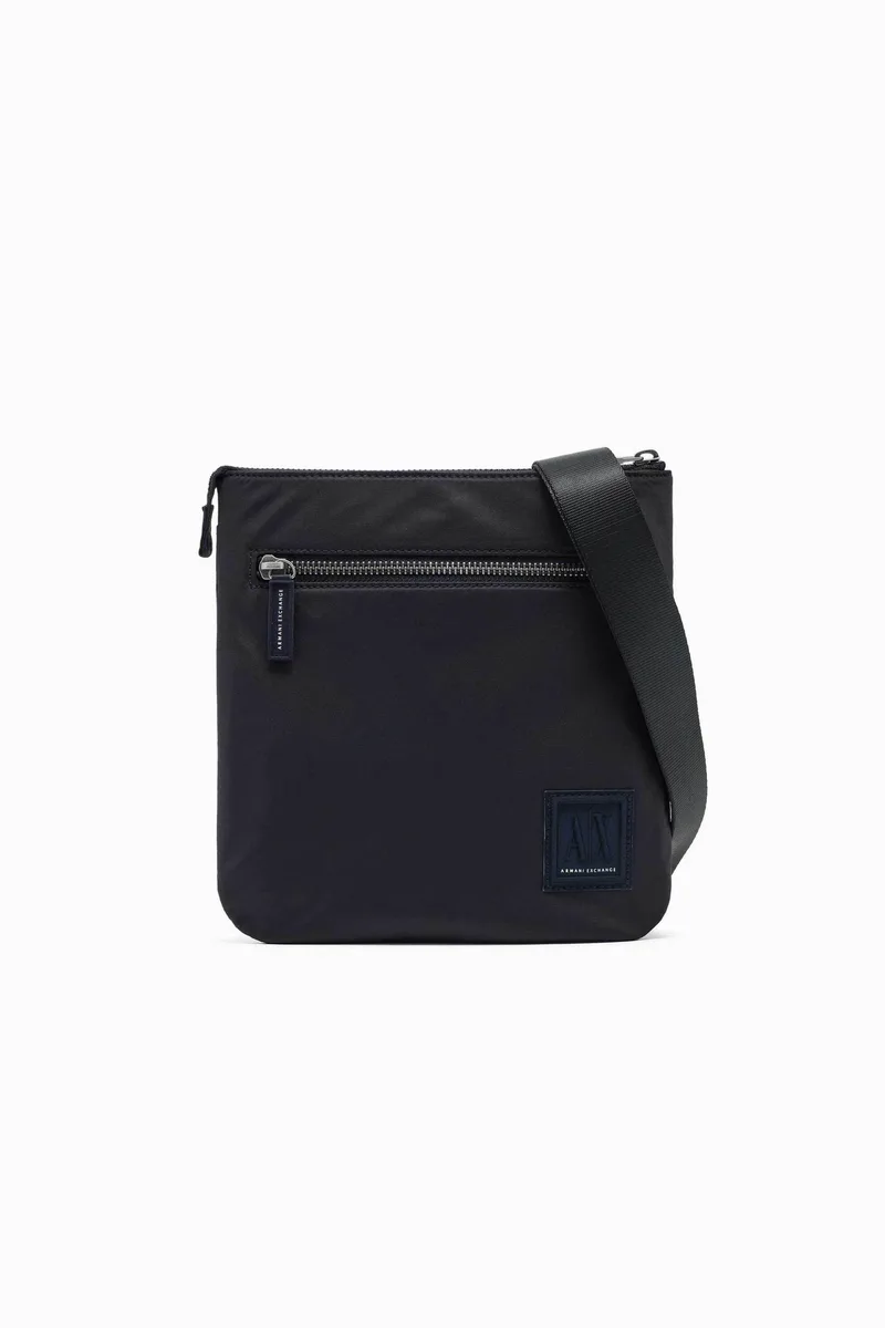Armani Exchange ανδρικό τσαντάκι crossbody με λογότυπο - XM000105AF15129 Σκούρο Μπλε