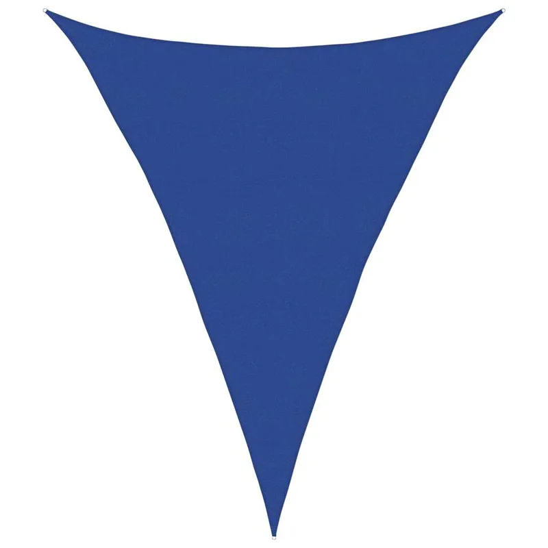 vidaXL Πανί Σκίασης 160 γρ./μ² Τριγωνικό Μπλε 5x6x6 μ. HDPE