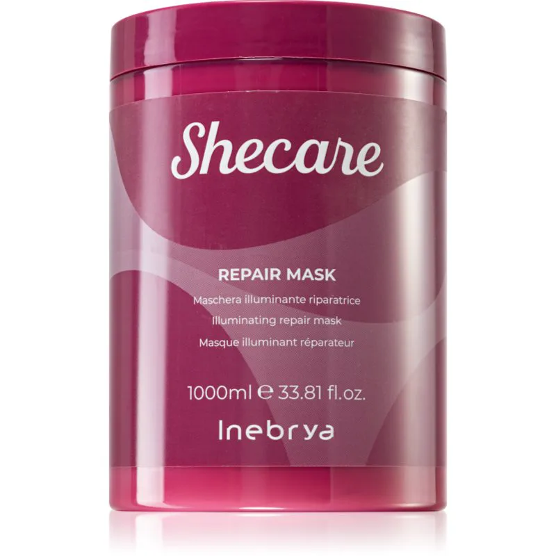 Inebrya Shecare Repair Mask αναγεννητική μάσκα για κατεστραμμένα μαλλιά 1000 ml