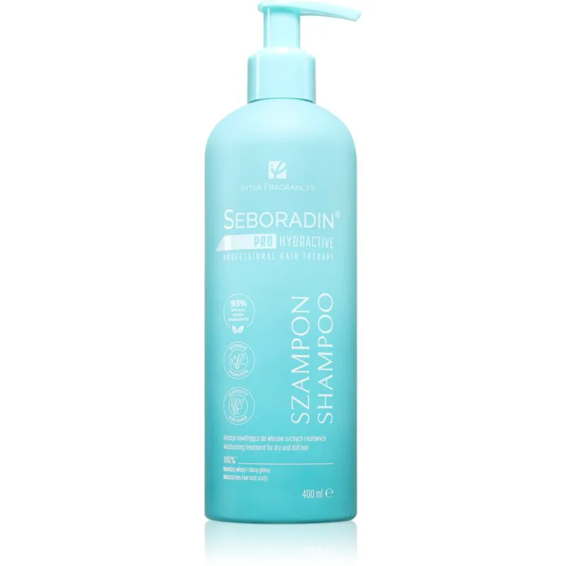Seboradin PRO HYDRACTIVE Intensive Hydration ενυδατικό σαμπουάν για ξηρά μαλλιά 400 ml