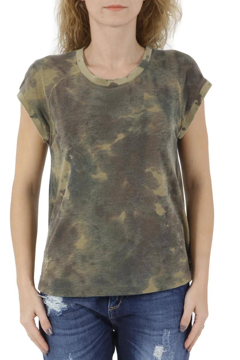 Μπλούζα Κοντομάνικη Freddy Camouflage Effect F8WACT2-Z90VB0 Γυναικείο