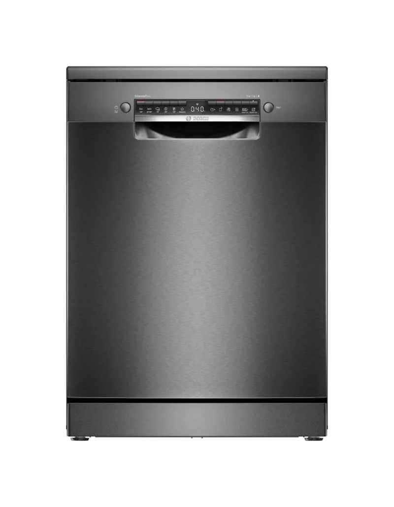 Bosch SMS4EMC06E Ελεύθερο Πλυντήριο Πιάτων για 14 Σερβίτσια, Wifi, Π60xY84,5εκ, Β, Dark Inox SMS4EMC06E