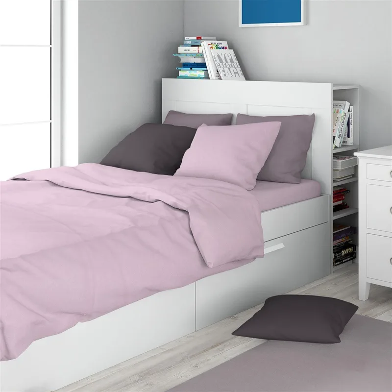 Σετ Σεντόνια Μονά 3 Τεμαχίων Dimcol Solid 506 160x240 Light Purple