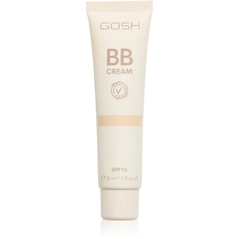 GOSH COPENHAGEN BB ενυδατική ΒΒ κρέμα SPF 15 απόχρωση 002 Μπεζ 30 ml
