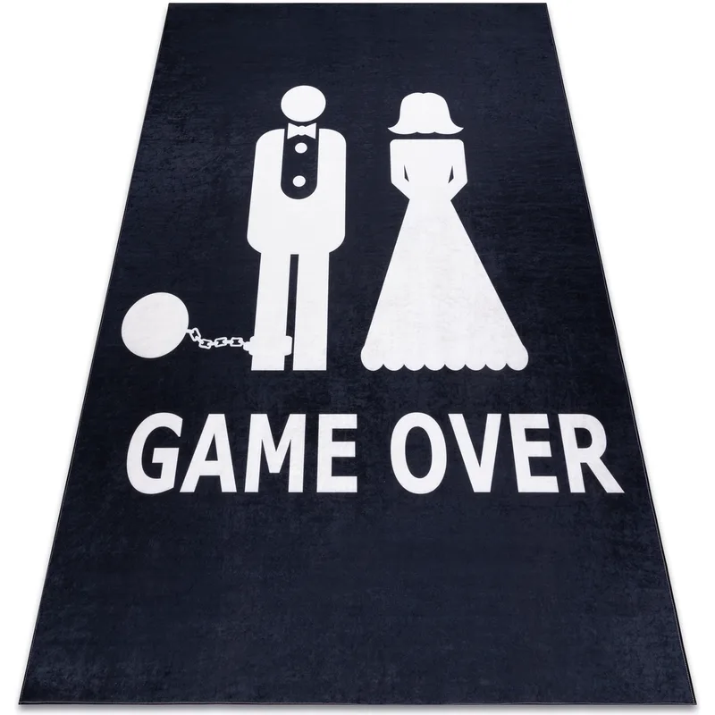 Χαλιά Rugsx Πλενόμενο χαλί BAMBINO 2104 'Game ove 80x150 cm