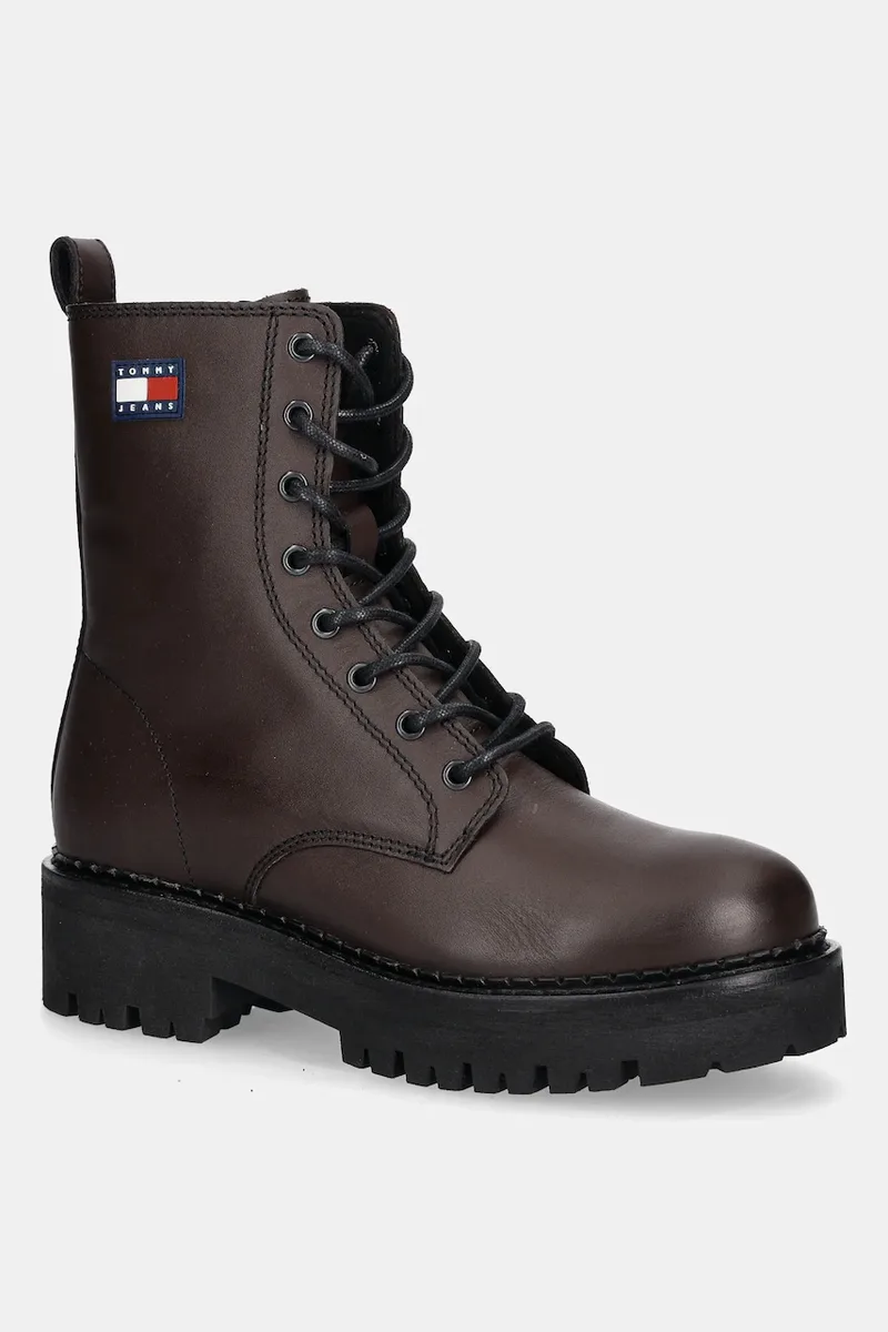 Δερμάτινα workers Tommy Jeans TJW URBAN LACE UP BOOT