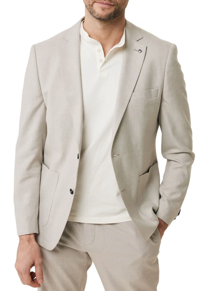 Σακάκι Mexx Stretch Fabric Single Breasted TU0306033M-Sand Ανδρικό