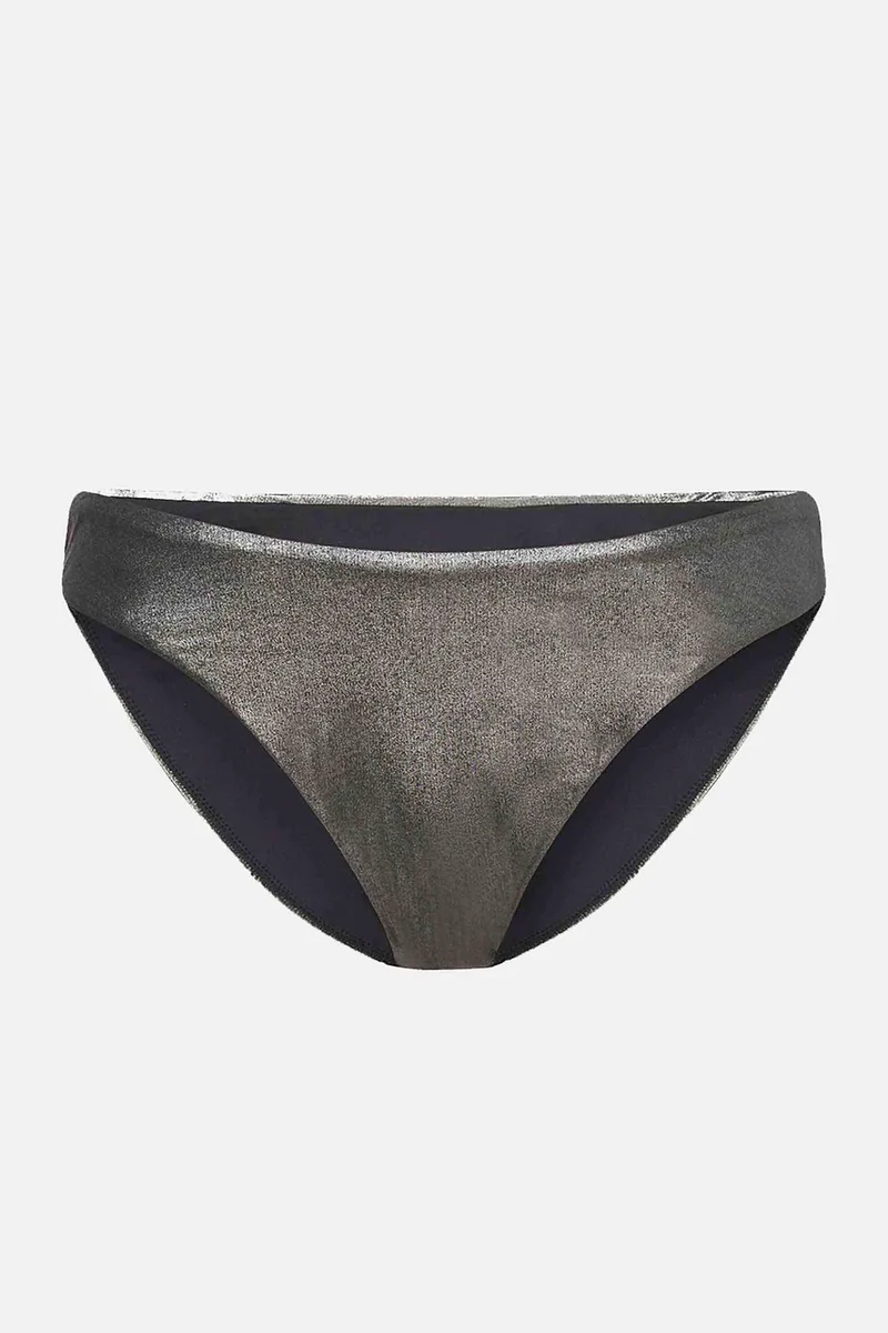 Hugo Boss γυναικείο μαγιό μπικίνι σλιπ με ανάγλυφο λογότυπο "Heaven" - 50515376 Ανθρακί