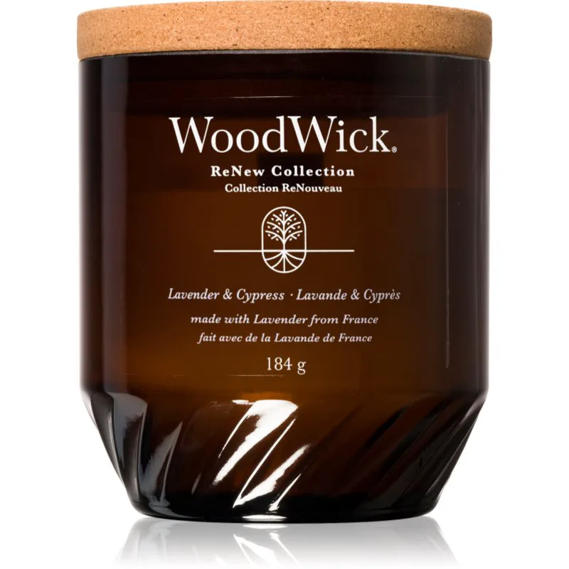 Woodwick Lavender & Cypress αρωματικό κερί 184 γρ