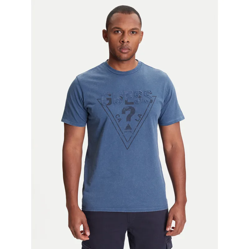 Guess T-Shirt M5YI42 KBW41 Σκούρο μπλε Regular Fit