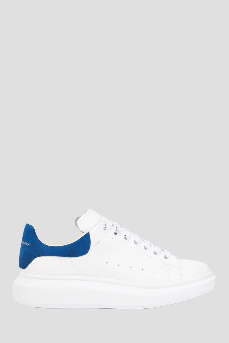 ALEXANDER MCQUEEN Ανδρικό Λευκό Oversized Leather Logo Sneakers