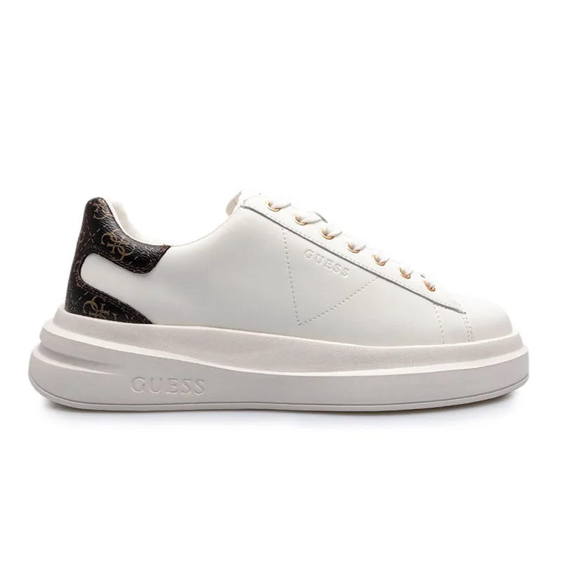 GUESS ΠΑΠΟΥΤΣΙ ΓΥΝΑΙΚΕΙΟ ELBINA FLJELBFAL12 WHITE/BRONZE