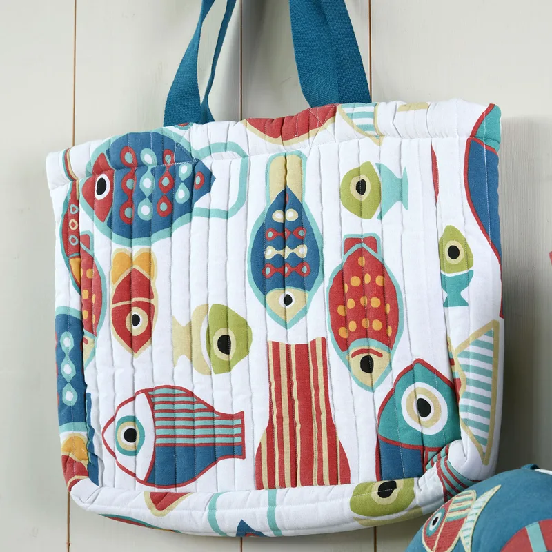 Τσάντα Θαλάσσης (44x10x35) S-F Colorfish Multicolore CE099006