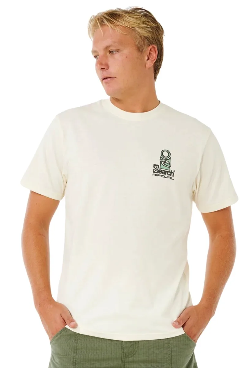 Rip Curl VaporCool Search Stack T-Shirt - Μπεζ-0K5MTE-BEIGE