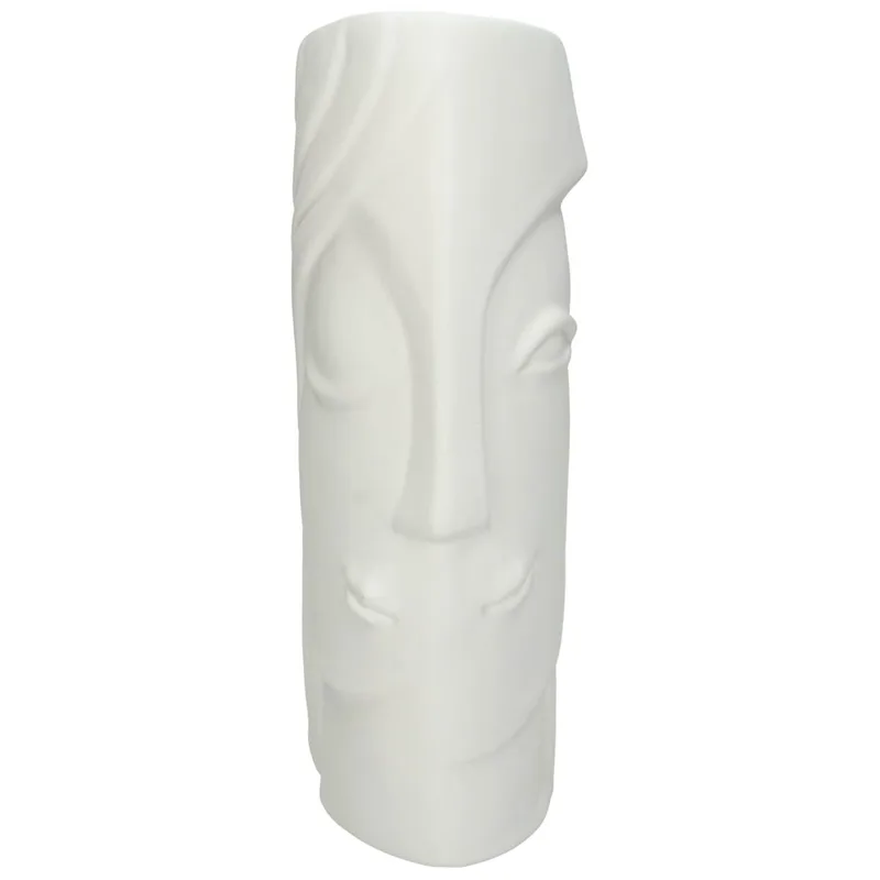 Βάζο ArteLibre Λευκό Κεραμικό 13x8.5x25.5cm