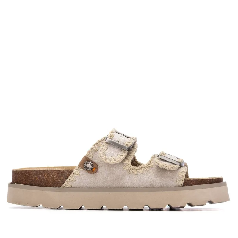 Γυναικεία Refresh Γυναικείο Σανδάλι Σουέτ 175278 Vegan OFF WHITE