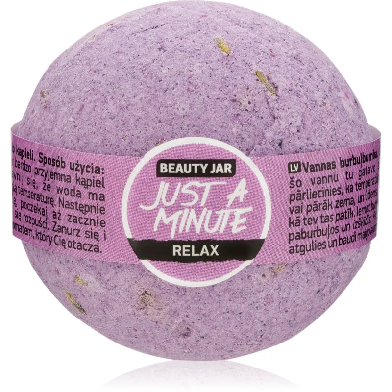 Beauty Jar Just A Minute Relax βόμβα μπάνιου με λεβάντα 150 γρ