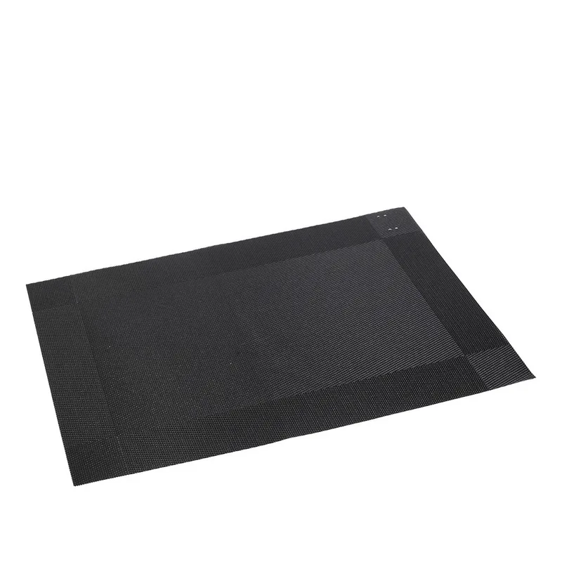 Σουπλά PVC Αδιάβροχο Μαύρο 45x30εκ. ESPIEL LUP101K6 (Σετ 6 Τεμάχια) (Υλικό: PVC, Χρώμα: Μαύρο) - ESPIEL - LUP101K6
