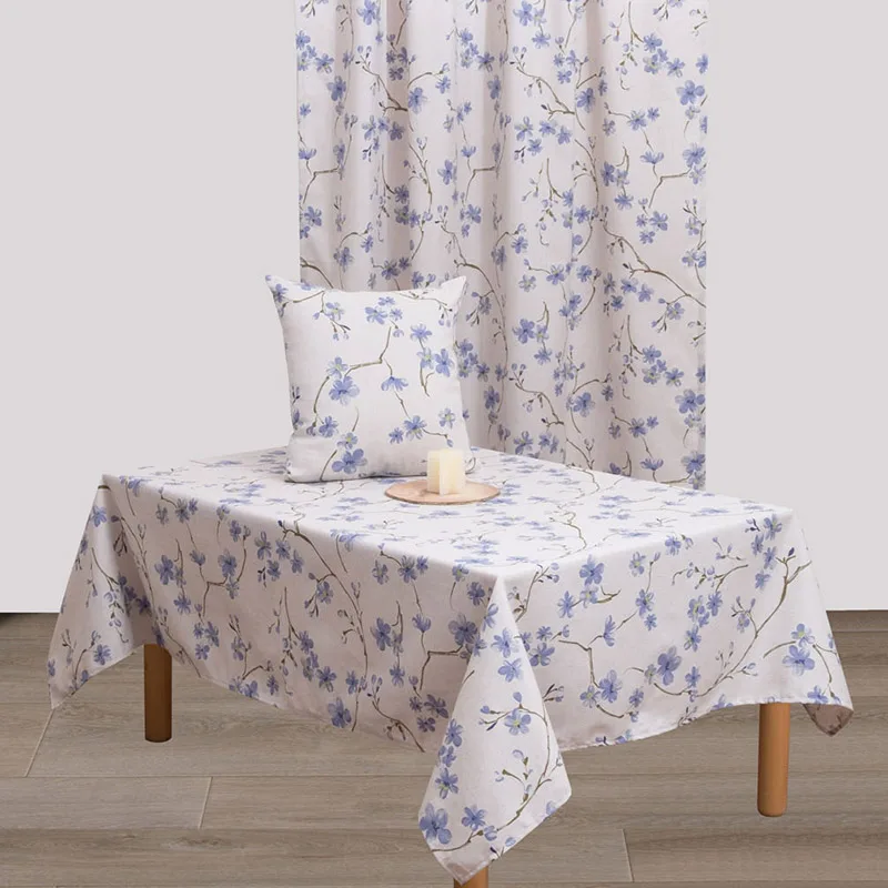Τραπεζομάντηλο 140X140 Viopros Ρουμπι Μπλε (140x140)