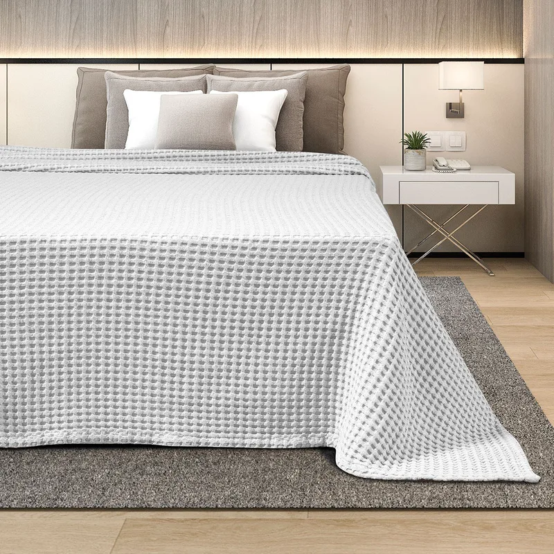 Κουβέρτα Πικε King Size Adam Home 240X260 White
