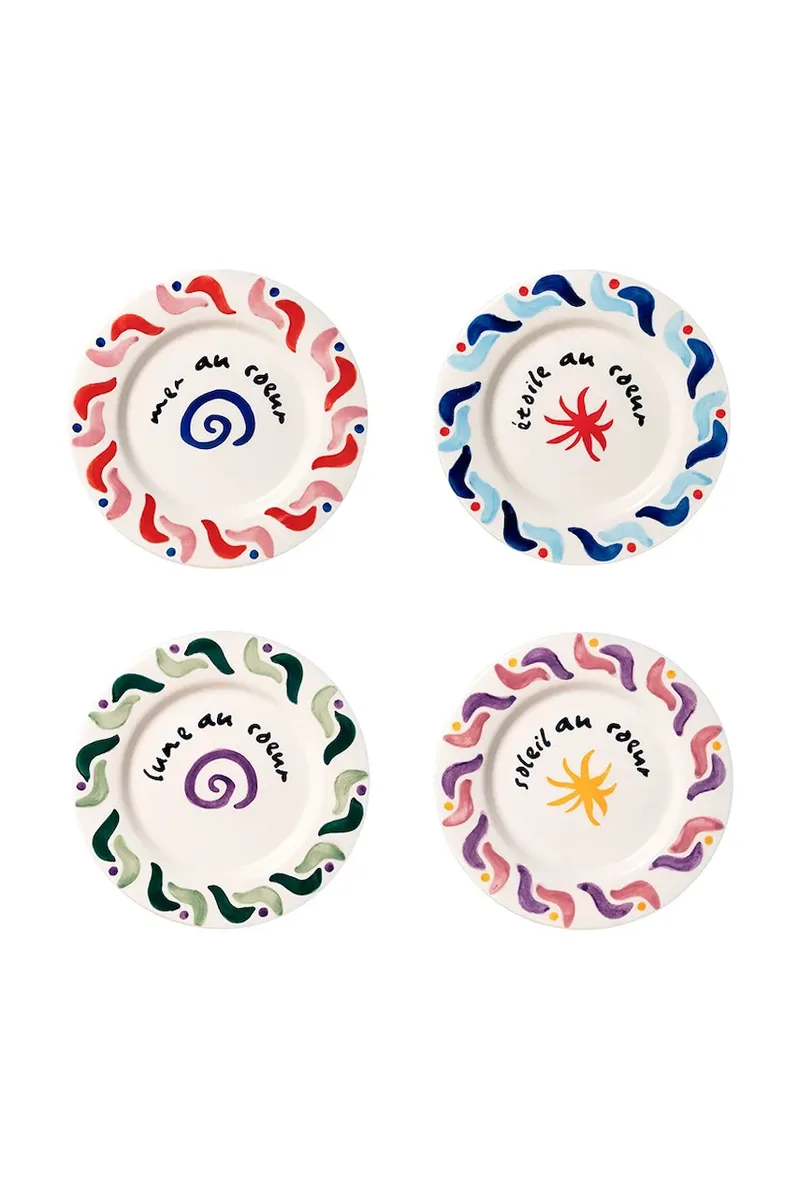 Σετ πιάτων Octaevo Cala Secreta 22 cm 4-pack