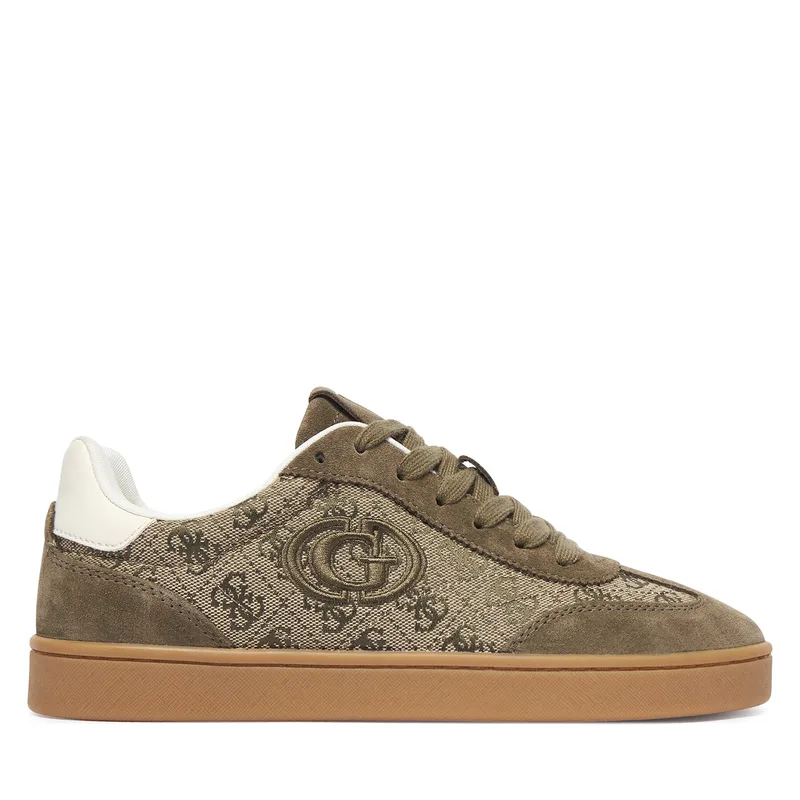 Αθλητικά Guess FLTJAC LEA12 Χακί