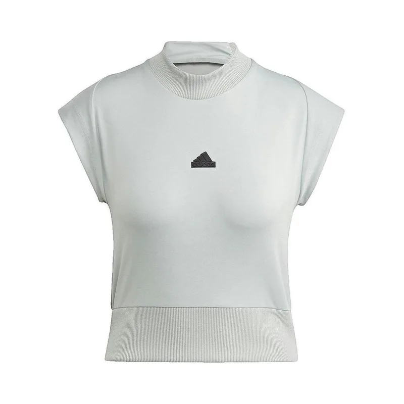 T-shirt με κοντά μανίκια adidas T-shirt Z.N.E. ajusté argenté