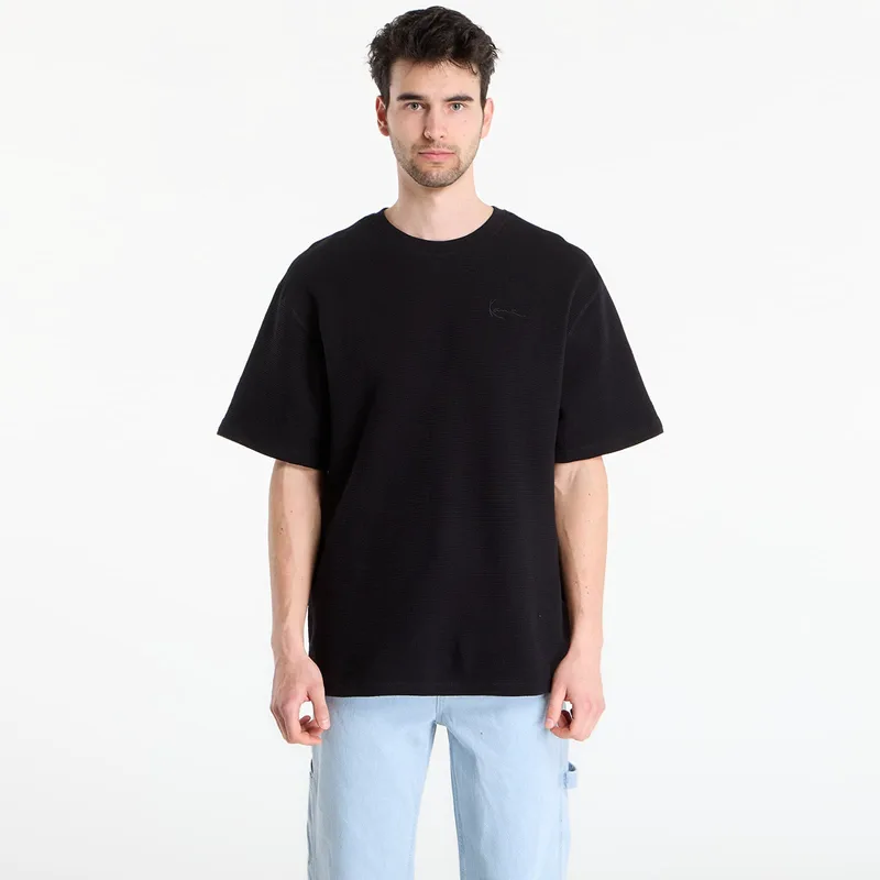 T-shirt Karl Kani Signature Waffle T-Shirt Black M