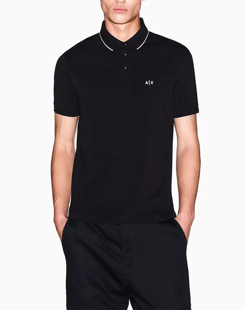 ARMANI EXCHANGE POLO SHIRT XM001289AF10363-UC001 Black